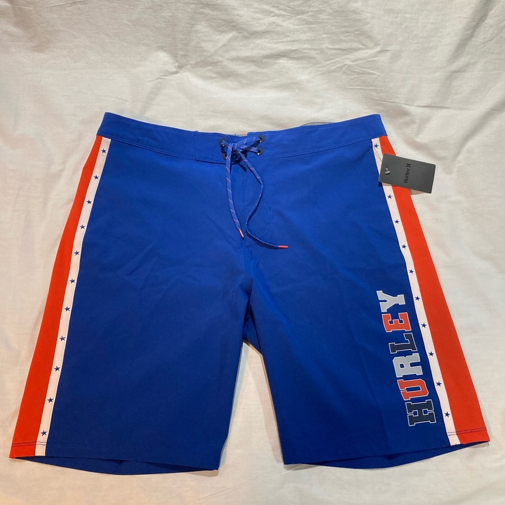 Men’s Hurley Board Shorts, Size 36x9.5, NWT! $50.00!
